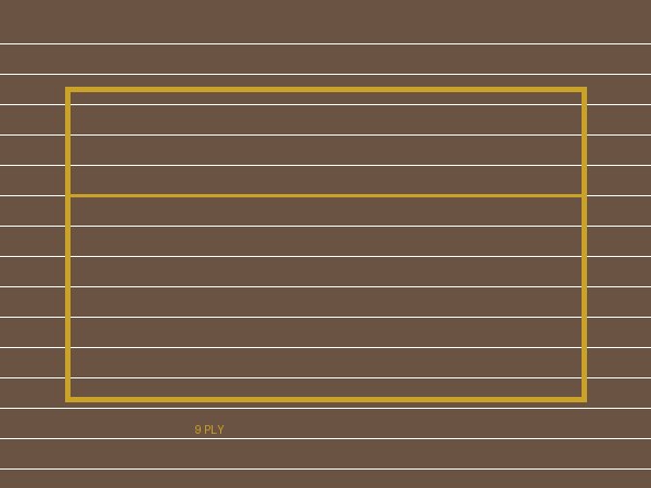 9 ply brown industrial corrugated box